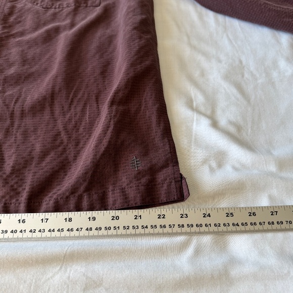 Royal Robbins Men's Medium Modal Button Up Shirt Relaxed Fit Burgundy-Plum - Picture 14 of 15